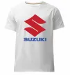 Чоловіча преміум футболка Suzuki Logo Білий фото