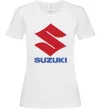 Женская футболка Suzuki Logo Белый Женская футболка Suzuki Logo Белый фото