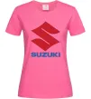 Женская футболка Suzuki Logo Ярко-розовый Женская футболка Suzuki Logo Ярко-розовый фото