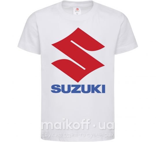 Детская футболка Suzuki Logo Белый фото