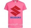Детская футболка Suzuki Logo Ярко-розовый фото