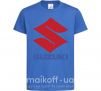 Детская футболка Suzuki Logo Ярко-синий фото