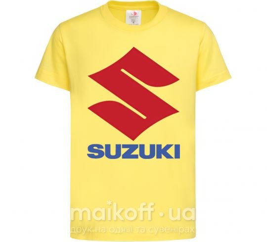 Дитяча футболка Suzuki Logo Лимонний фото