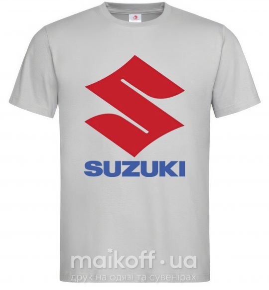Мужская футболка Suzuki Logo Серый фото