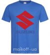 Мужская футболка Suzuki Logo Ярко-синий фото