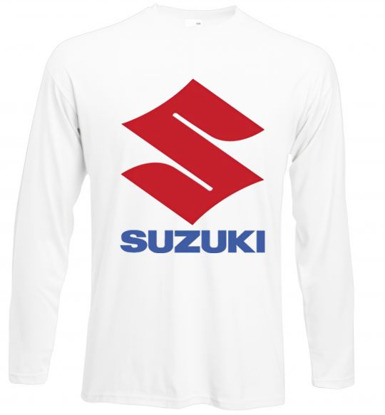 Лонгслів Suzuki Logo Білий фото