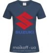 Женская футболка Suzuki Logo Темно-синий фото