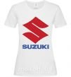 Женская футболка Suzuki Logo Белый фото