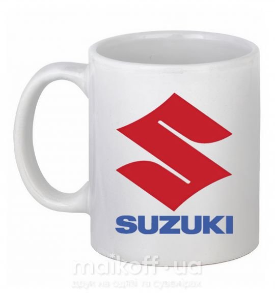 Чашка керамическая Suzuki Logo Белый фото
