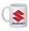 Чашка керамическая Suzuki Logo Белый фото