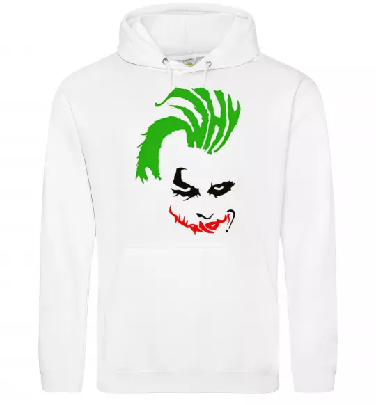 Чоловіча толстовка (худі) JOKER serios Білий фото