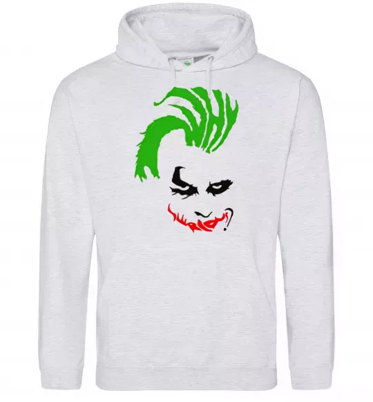 Чоловіча толстовка (худі) JOKER serios Сірий меланж фото