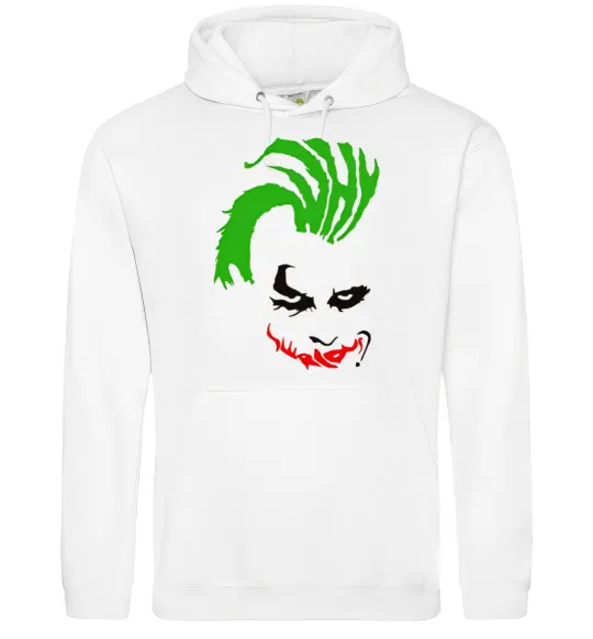 Женская толстовка (худи) JOKER serios Белый фото