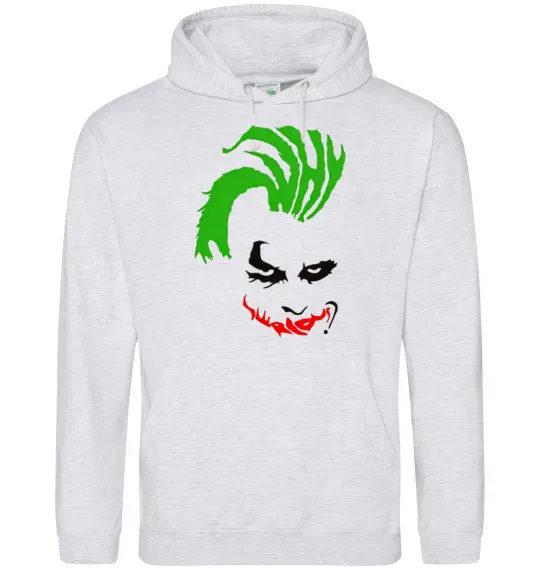 Женская толстовка (худи) JOKER serios Серый меланж фото