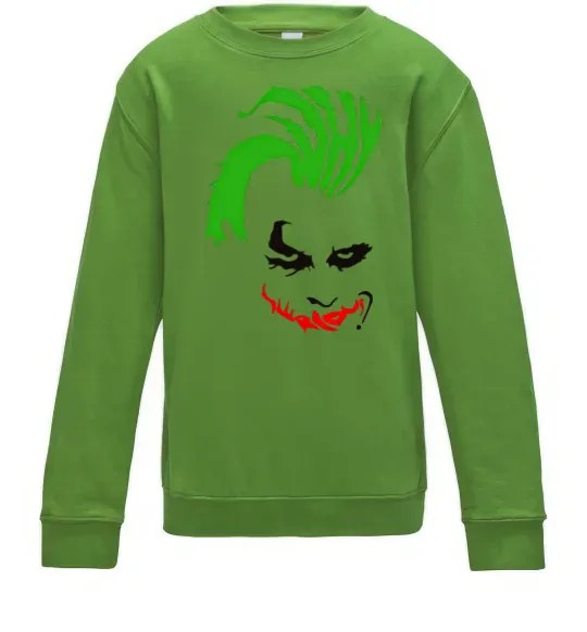 Дитячий світшот JOKER serios Лаймовий фото