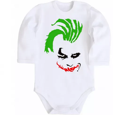 Детский боди JOKER serios Белый фото