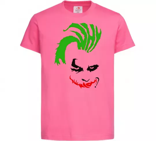 Дитяча футболка JOKER serios Яскраво-рожевий фото