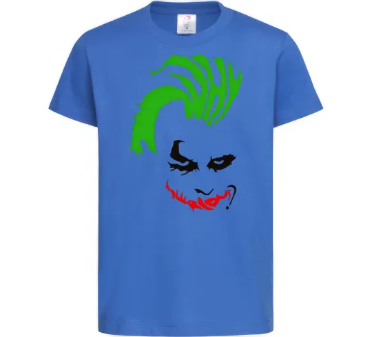 Дитяча футболка JOKER serios Яскраво-синій фото