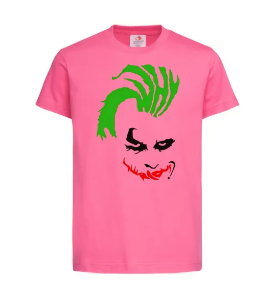 Дитяча футболка JOKER serios Яскраво-рожевий фото
