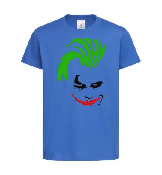 Дитяча футболка JOKER serios Яскраво-синій фото
