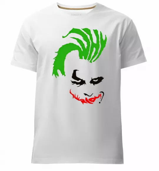 Мужская премиум футболка JOKER serios Белый фото