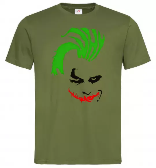 Чоловіча футболка JOKER serios Оливковий фото