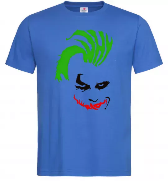 Чоловіча футболка JOKER serios Яскраво-синій фото