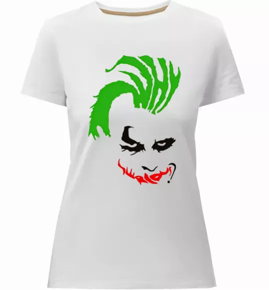 Жіноча преміум футболка JOKER serios Білий фото