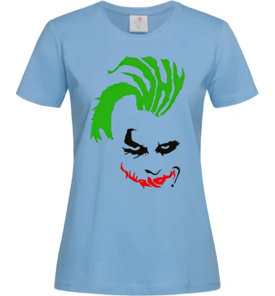 Женская футболка JOKER serios Голубой фото