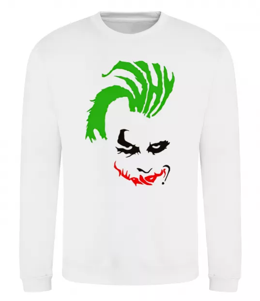 Світшот JOKER serios Білий фото