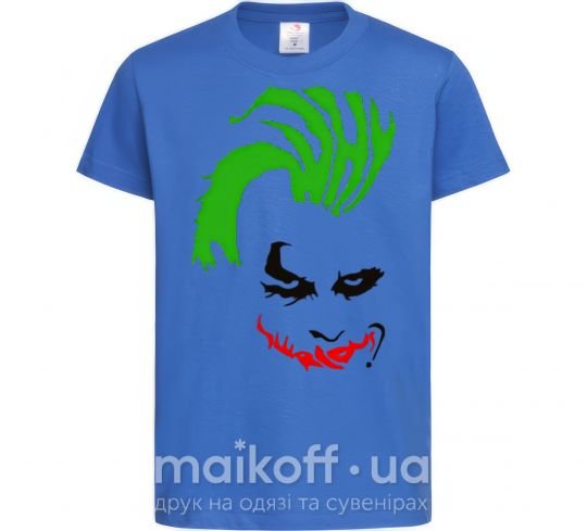 Детская футболка JOKER serios Ярко-синий фото