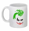 Чашка керамічна JOKER serios Білий фото