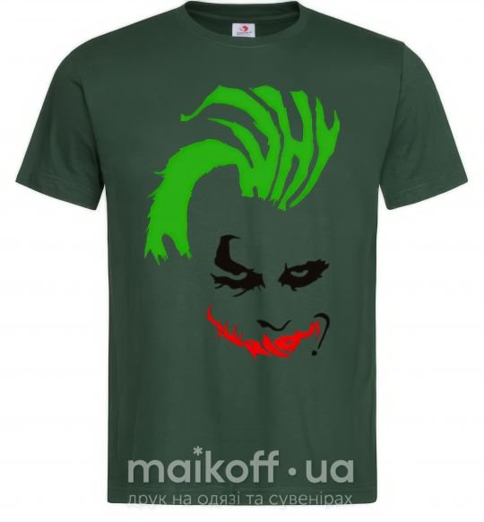 Мужская футболка JOKER serios Темно-зеленый фото