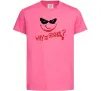 Детская футболка Why so serios joker Ярко-розовый фото