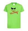Дитяча футболка Why so serios joker Лаймовий фото