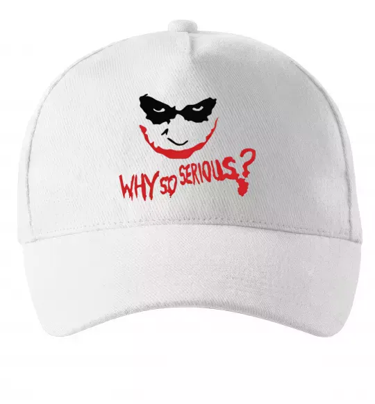 Кепка Why so serios joker Белый фото