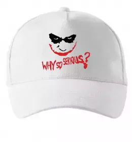 Кепка Why so serios joker Білий фото