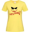 Женская футболка Why so serios joker Лимонный Женская футболка Why so serios joker Лимонный фото