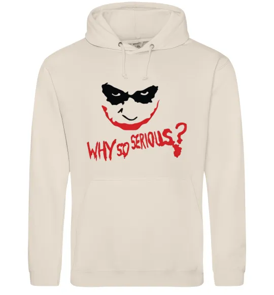 Мужская толстовка (худи) Why so serios joker Таш фото