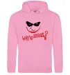 Женская толстовка (худи) Why so serios joker Розовый фото