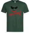 Чоловіча футболка Why so serios joker Темно-зелений фото