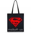 Эко-сумка Superman logo Черный фото
