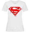 Жіноча футболка Superman logo Білий фото