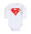 Детский боди Superman logo Белый фото
