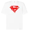 Футболка Оверсайз Superman logo Белый фото