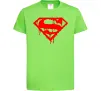 Дитяча футболка Superman logo Лаймовий Дитяча футболка Superman logo Лаймовий фото