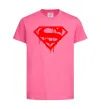 Дитяча футболка Superman logo Яскраво-рожевий фото
