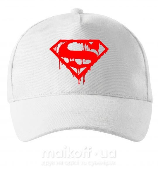 Кепка Superman logo Білий фото