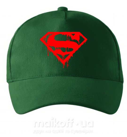 Кепка Superman logo Темно-зелений фото
