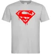 Мужская футболка Superman logo Серый Мужская футболка Superman logo Серый фото